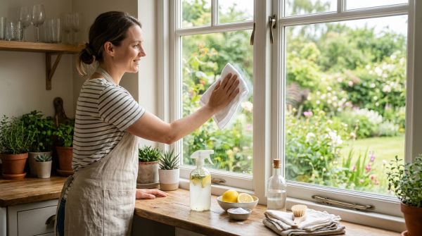 Top astuces pour des vitres éclatantes avec des ingrédients naturels